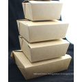 Factory Kraft Take Away Paper Box for Noodle Salad Rice Soup